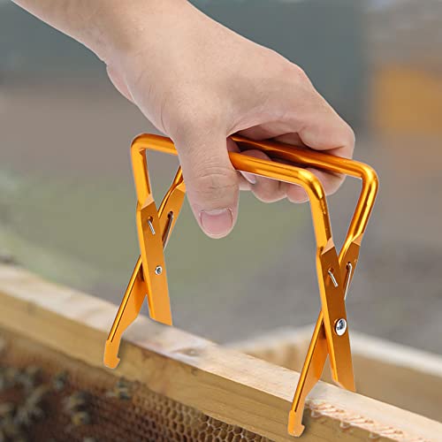 Beekeeping Frame Gripper, Frame Holder, Frame Lifter Tool, Durable Aluminum Bee Frame Clip Clamp, Beehive Equipment Beekeeping Tool Accessories