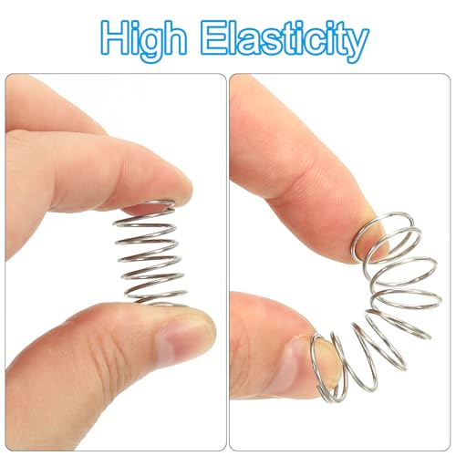 PATIKIL Compression Spring 1.2 mm Wire Dia x 10 mm OD x 305 mm L, 1 Pcs 304 Stainless Steel Mechanical Extension Small Springs Pen Springs Assortment Kit for Shop and Home Repairs - size: 10x1.2x305 mm