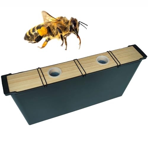 Bee Feeder Bee Frame Feeder for Bee Hive Water Food Feeder Bee Feeding Tools Beehive Frame Feeder for Beekeeping (6L Black)