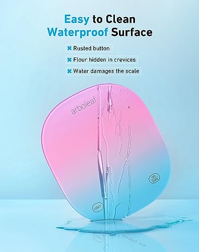 arboleaf Food Scale Rechargeable, Food Scales Digital Weight Grams and oz, Kitchen Scales Digital Weight, Smart Baking Measuring Food Scales for Kitchen Gift, Weight Loss, 0.1oz/0.5g, 22lbs/10kg - color: Colour