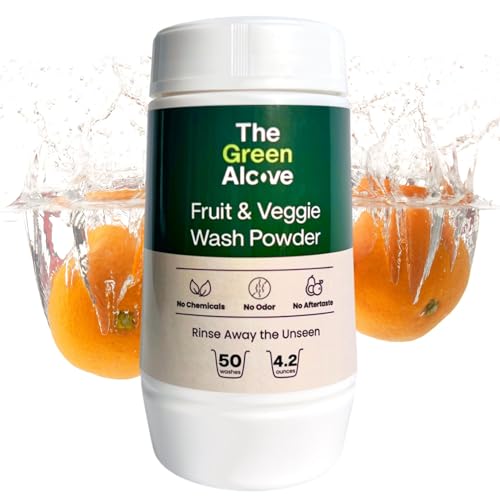 Fruit and Vegetable Wash Powder - Produce Cleaner - Removes Dirt & Residue - 4.2 oz