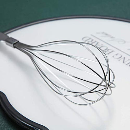 Whisk, Berglander Whisks For Cooking, Stainless Steel Balloon Whisk, Sturdy Kitchen Wire Whisk Set for Cooking, Baking, Blending, Whisking, Beating, Stirring, Dishwasher Safe, Easy to Clean - size: J. Whisk