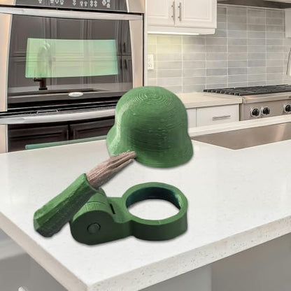 Soldier Salutes Beer Bottle Caps Helmets Efficient Decorative Designs for Party Veterans Enthusiasts