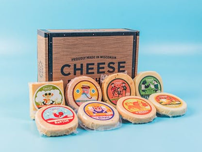 Cheese Bros. Brotherhood Gift Box | Fresh from Wisconsin | Assorted Gouda, Havarti, Mozzarella and Fratello | Great Food Gifting Idea!
