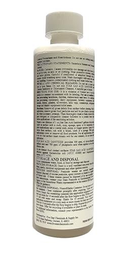 8oz Star San with 32oz Spray Bottle For Home Brewing