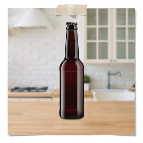 Fermentaholics Beer Bottle Capper & Lid Set – Double Wing Capping Tool & 144 Black Crown Caps – For Bottling Drinks at Home – Fits Standard Beer Bottles, Homebrew, 12 oz & Bombers with 26mm Opening - size: Bottle Capper Lid Set and 144 Black Crown Caps