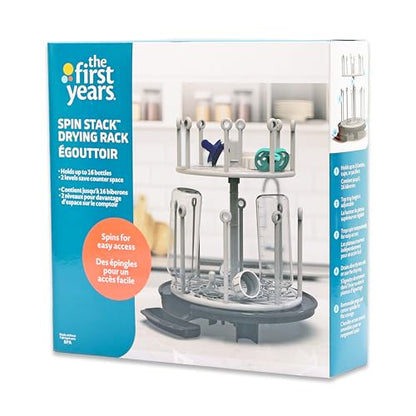 The First Years Spin Stack Drying Rack - color: White