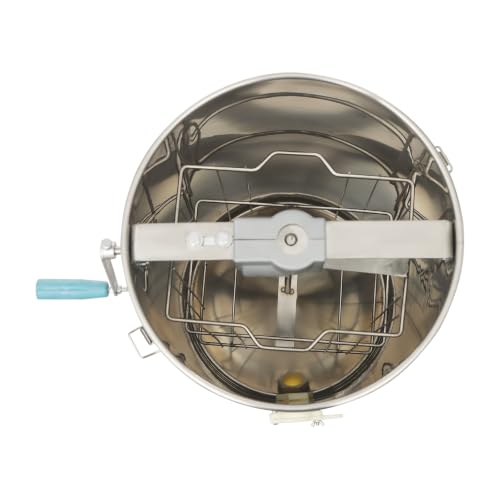 Stainless Steel Manual Honey Extractor,2 Baskets of Honey Machine