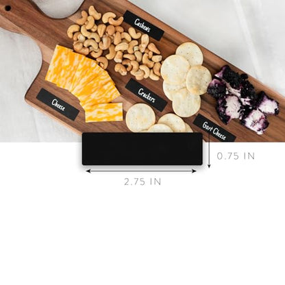 200 Chalkboard Labels for Containers, Removable Black Jar Labels Stickers with Chalk Marker, Reuseable Pantry Containers and Storage Bin Organization - style: Narrow Rectangle Roll - 200pcs
