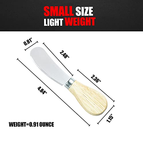 Cheese Spreader Bulk, Set of 24 Little Butter Knife, Wine and Cheese Party, Mini Tiny Cheese Serving Knives for Charcuterie Board & Trays Peanut Cream Jam Jelly Candy - style: Cheese Spreader 24 Packs
