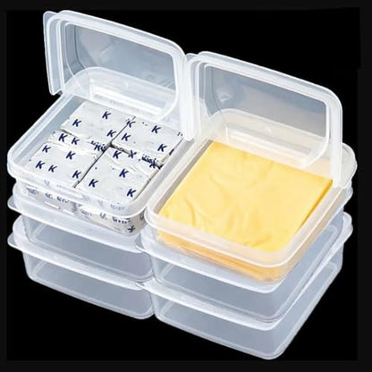 Fruit Cheese Box Frozen Meat Boxs Food Grade Refrigerator Freezer Storage Special Small Spare Food Fresh-Keeping Container