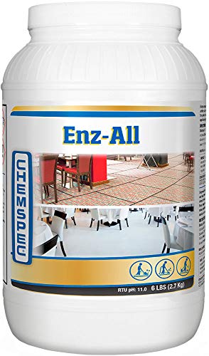 Chemspec ENZ-All – Professional Multi-Purpose Enzyme Traffic Lane Carpet Cleaning Concentrate, 4 pk, 6 lb Jars (C-EA24) - size: 96 Ounce (Pack of 4)