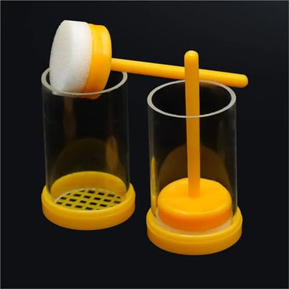 10Pc Bee Queen Marker Bottle Mark Cage Plastic Marking Rearing Label Insect Bees Farm Beekeeping Supplies