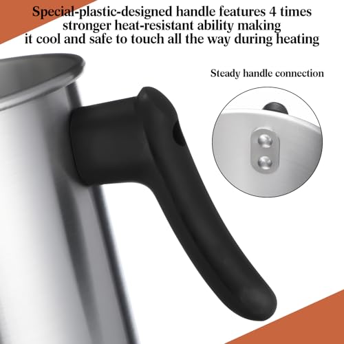 Ziliny 6 Pcs Candle Making Pouring Pot Wax Pouring Pitcher with Dripless Spout and Heat Resisting Handle Aluminum Wax Melter for Christmas DIY Candle Making Kits Gift (3 L) - size: 3 L