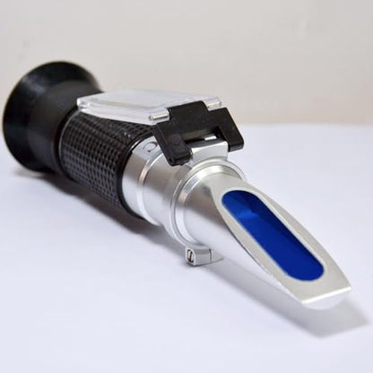 aichose Honey Refractometer for Honey Moisture, Brix and Baume, 3-in-1 Uses, 58-90% Brix Scale Range Honey Moisture Tester, with ATC, Ideal for Honey, Maple Syrup, and Molasses, Bee Keeping Supplies