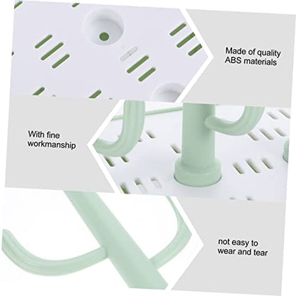 Toddmomy Plastic Bottle Drying Rack Space-Saving Organizer for Milk Bottles and Pacifiers Durable Material Easy to Install and Clean for Feeding Accessories