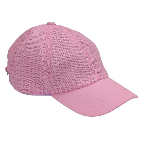 Three Layer Ventilated Beekeeping Veil in Round (3-Layer Hat, Pink P-Cap) - color: Pink P-CAP