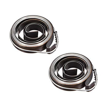 uxcell Drill Press Return Spring, Quill Spring Feed Return Coil Spring Assembly, 2.2Ft Long, 35 x 8 x 0.8mm 2PCS