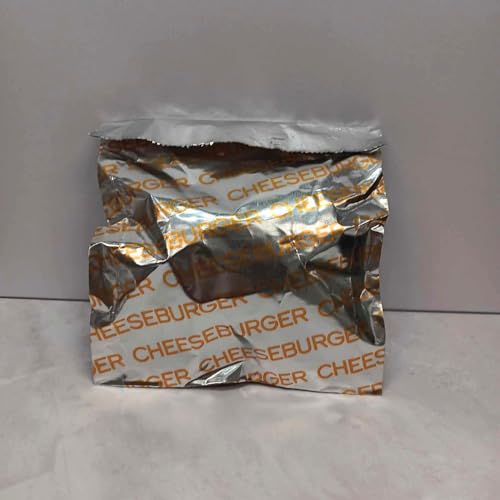 Large Foil Cheeseburger Sandwich Bags - Grease Resistant, Keeps them Hot - Words in Yellow say - "Cheeseburger", 25 Count - color: YELLOW - Cheeseburger