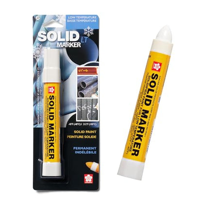 SAKURA Solid Paint Markers with Twist Up Tip - Low Temperature Permanent Marker Pens - Window, Wood, & Glass Marker - White Paint - 1 Pack - size: 1 Count (Pack of 1)