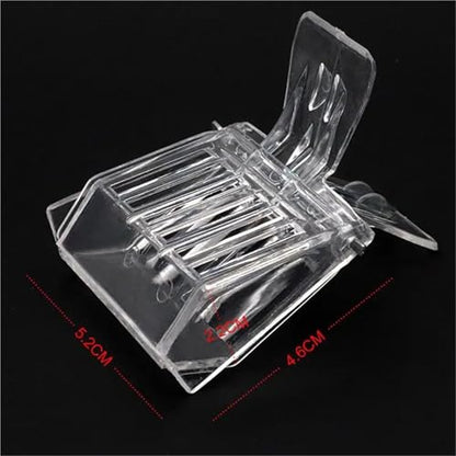 Queen Bee Cage 30Pcs Clear Clipping Bee Queen Cages Beekeeper's Essential for Safe Transport Hive Management Durable Plastic for Beekeeping Supplies