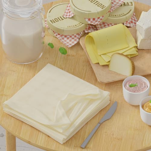 4 Yards Reusable Cheesecloth, Grade 100, Cheese Cloth for Straining Craft, 100% Cotton Unbleached Muslin Cloth Strainer for Cooking, Baking, Juicing, Cheese Making
