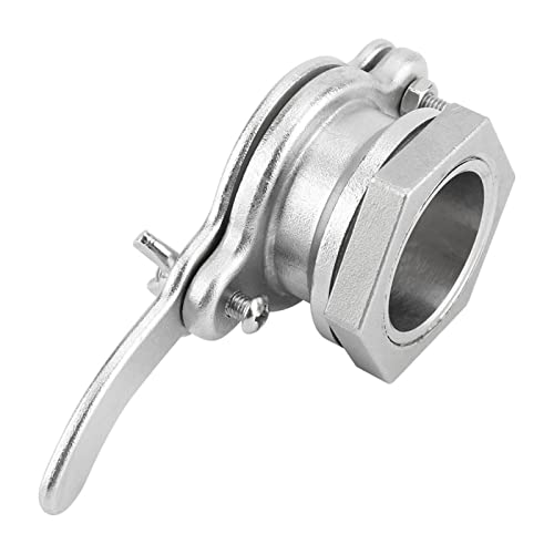 GLOGLOW Nan Stainless Steel Honey Extractor Gate Valve, Durable Metal Honey Tap for Harvesting and Bottling Landscape Aquaculture