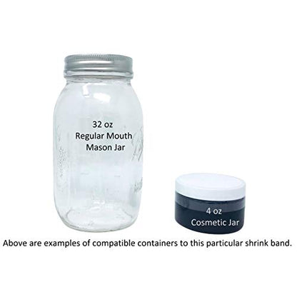 Shrink Band Assorted Sample Pack for All Bottles and Containers (All) - size: All (1/2" - 4 1/2" Diameter)