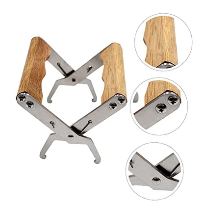 1pc Stainless Steel Beehive Frame Grip Tool Honeycomb Spleen Lifter Clip for Handling and Hive Maintenance Essential Beekeeper Equipment