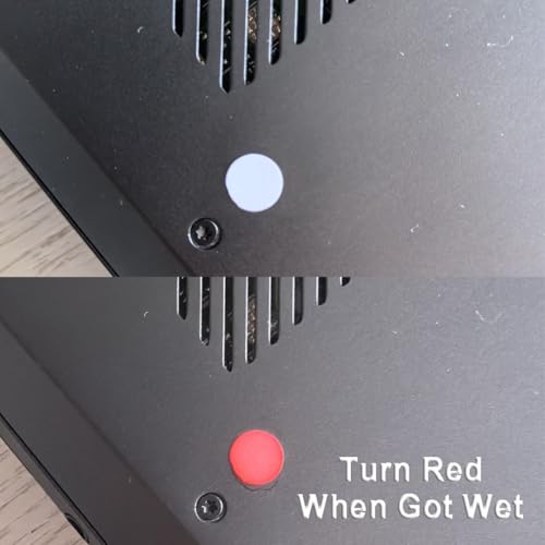620pcs 0.24 inch Dot Water Sensitive Sticker Turn Red When Got Wet Device Potential Damage Indicator Warranty Void Instruction Liquid Sensor Label - style: 620pcs 6mm