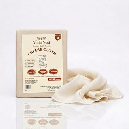 Grade 100 Cheese Cloth for Straining 20 x 20 Inch Pack of 8 | 100% Unbleached Cotton Reusable Cheesecloth | Ultra Fine Mesh Muslin for Cheese Making Greek Yogurt Nut Milk Tofu & Cold Brew - size: 20X20 INCH