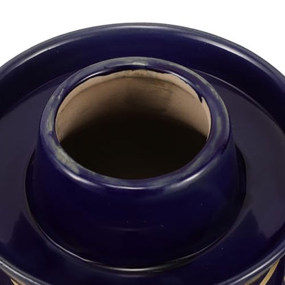 Abaodam Ceramic Pickling Jar with Lid 4lb Thickened Chinese Fermenting Crock Kitchen Vegetable Storage Jar for Kimchi Sauerkraut and Pickles Household Use