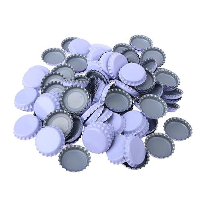 200PCS Beer Bottle Caps Tinplate Beer Bottle Caps Craft Beer Bottling Caps Oxygen Absorbing Seal Beer Bottle Caps for DIY(WT) - color: WT
