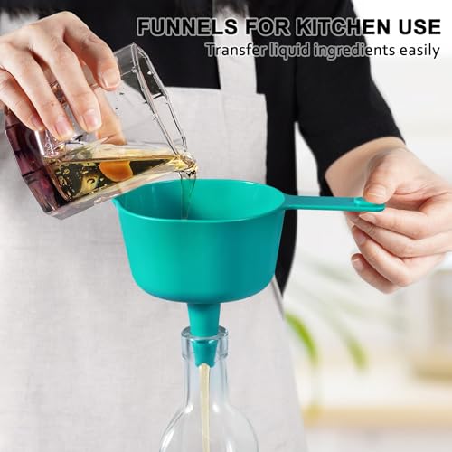 Stackable 10-Piece Measuring Cups and Spoons Set with White Lids | Kitchen gadgets for cooking & baking. Includes 10 stackable cups & spoons. Dishwasher-safe. For liquid & dry, multicolor - color: 10 Piece - Yellow and White