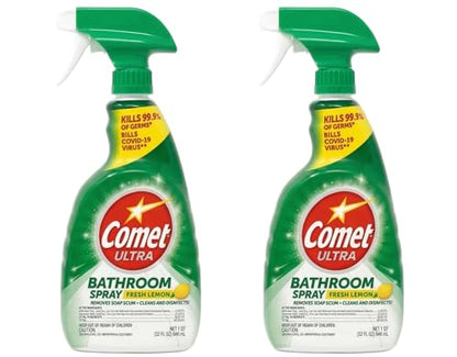 Comet Bathroom Cleaner Spray - 32 oz - 2 pk - size: 32 Fl Oz (Pack of 2)