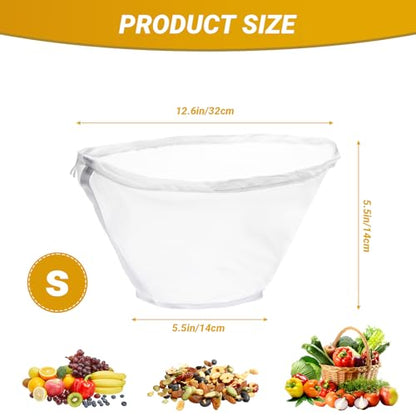 Cheese Cloth Bag for Straining, 5 Pack, Bowl-Shaped Fine Mesh Nylon Nut Milk Bag Reusable for Straining Almond/Oat/Soy Milk, Tea, Yogurt, Juice, Dumpling Fillings, Coffee, Flour (Small) - size: Small
