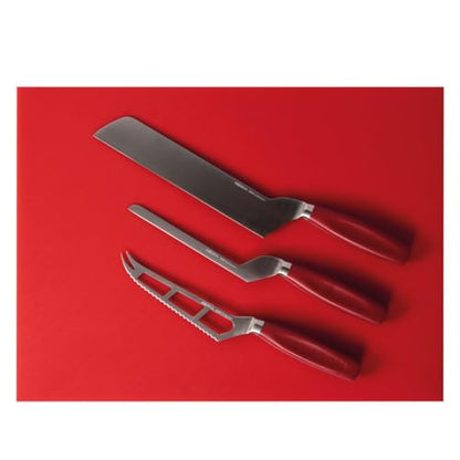 BOSKA Universal Cheese Cutter Red - Professional Cheese Knife - Premium Quality - Multi-use - Serrated Edge - 140 Mm - HACCP Knife - for Professional Use - color: Red, size: Universal cutter