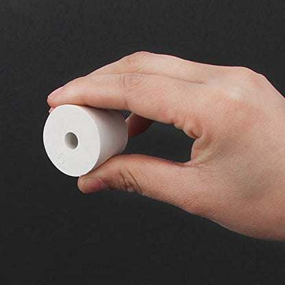 Enjoyist 10-Pack Drilled Natural Rubber Stopper #6