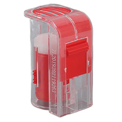 Gavigain 3Pcs Bee Queen Clips Catcher,Queen Bee Marking Cage Catcher,Plastic One Handed Bee Queen Marker Bottle Beekeeping Tools for Beekeepers(red) - color: red