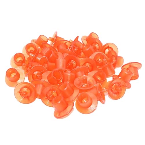 300PCS King Table Protection Cup Queen Bee Breeding Base Mount Pin Cell Cups Queen Rearing Cell Cups Beekeeping Tools(Red) - color: Red