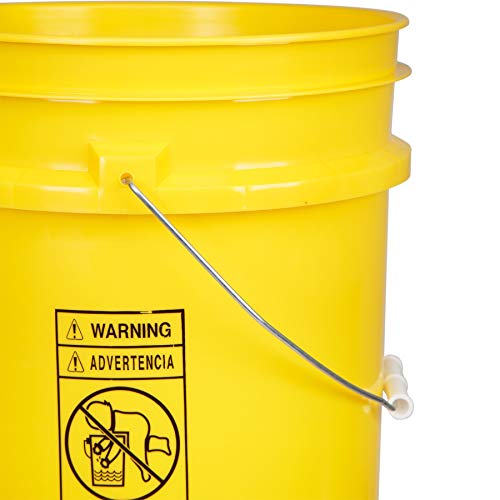 House Naturals Plastic Honey Food Grade Bucket with Honey Gate for Beekeeping and Screw on Lid, Made in USA Container