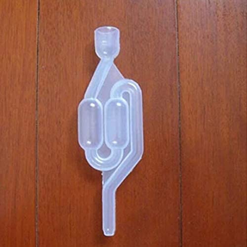 Gcroet Wine Fermentation Airlock Kit Stopper Exhaust Valve High Transparent S Shape for Brew Beer Wine Making 10PCS Red...