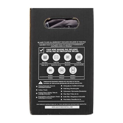 Fontana Wine Making Ingredient Kit - Merlot 6 Gallon DIY Kit | Premium Ingredients | Makes 30 Bottles