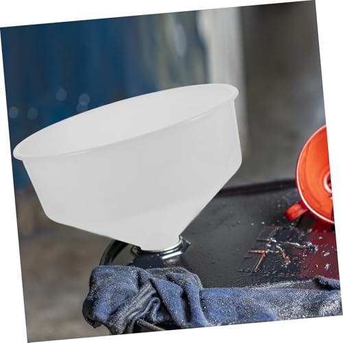 Extra Large Funnel Wide Mouth Sturdy Plastic for Canning Sediment Removal Kitchen Use Reusable