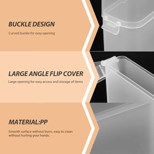 VICASKY Cheese Slice Storage Box with Airtight Lid, Refrigerator Food Container for Cheese and Tea Bag Organization, Mini Fridge Storage Case for Kitchen Use,