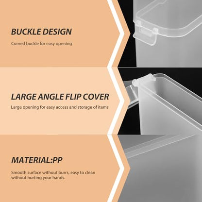 VICASKY Cheese Slice Storage Box with Airtight Lid, Refrigerator Food Container for Cheese and Tea Bag Organization, Mini Fridge Storage Case for Kitchen Use,