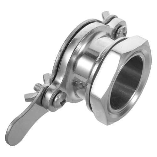 SHERCHPRY Stainless Steel Honey Gate Valve Tap for Bucket Extractor Beekeeping Supplies Honey Bottling Gate Spigot Suitable for Hive Harvesting Equipment