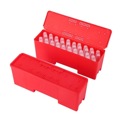 Queen Bee Cage 2 Sets Queen Bee Transport Box Bee Shipping Container with Queen Cage Rearing Tool Queen Cell Plastic Incubator Beekeeping Supplies for Beekeeping Supplies