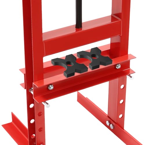 Arbor Press Plate, 1 Pair 5'' x 5'' x 1'' H-shape Hydraulic Shop Press Plate 20Ton Metal H Frame Hydraulic Shop Press Plates for Workshops Factories & Production - size: 5'' x 5'' x 1''
