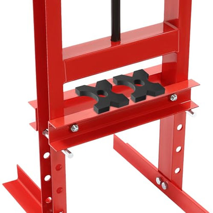 Arbor Press Plate, 1 Pair 5'' x 5'' x 1'' H-shape Hydraulic Shop Press Plate 20Ton Metal H Frame Hydraulic Shop Press Plates for Workshops Factories & Production - size: 5'' x 5'' x 1''